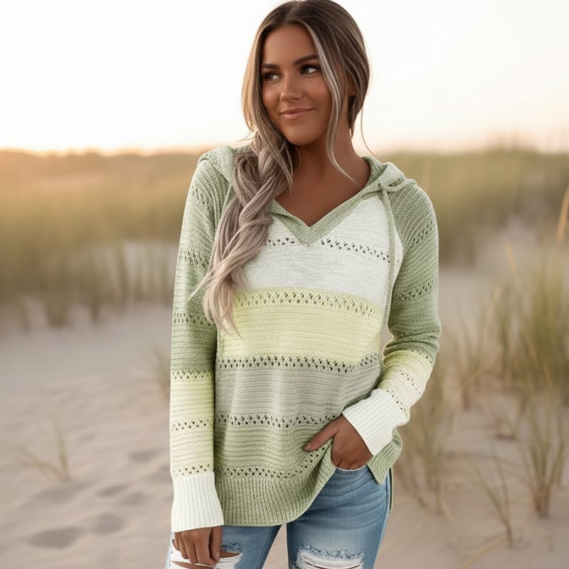 BOHO | PATCHWORK PULLOVER SWEATER FOR WOMEN