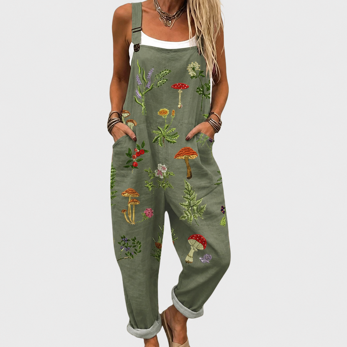 Camille | Printed Wide-Leg Jumpsuit