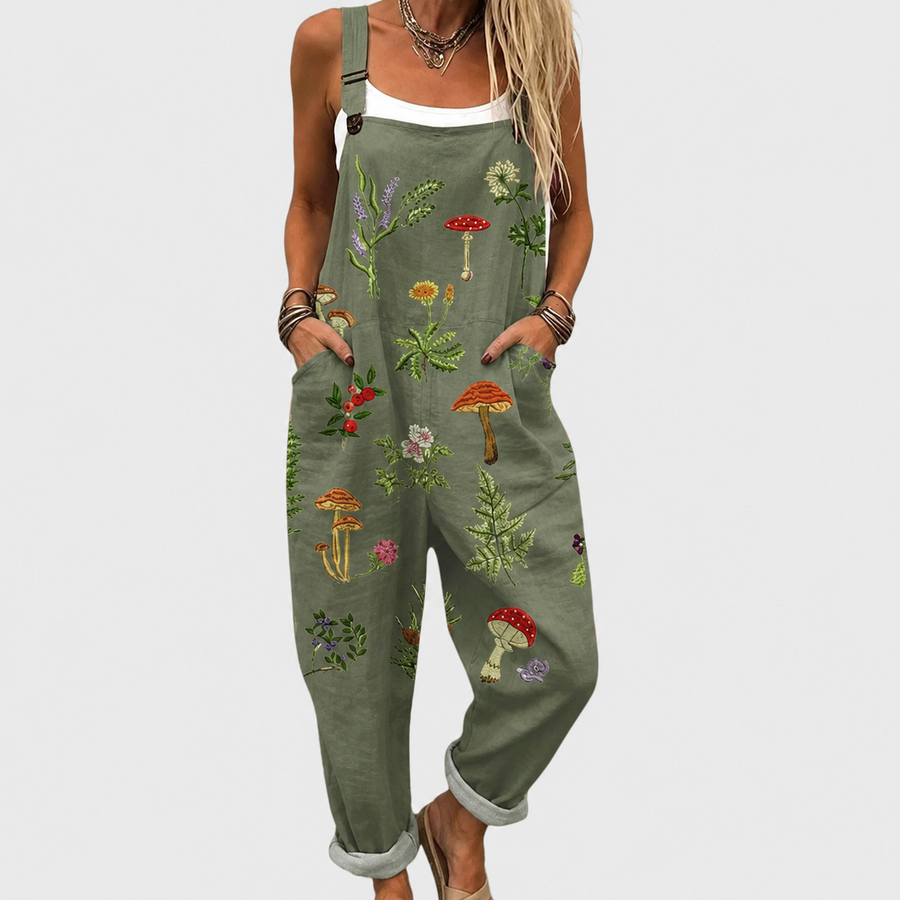 Camille | Printed Wide-Leg Jumpsuit