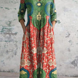Lyssa | Vintage Floral Maxi Dress