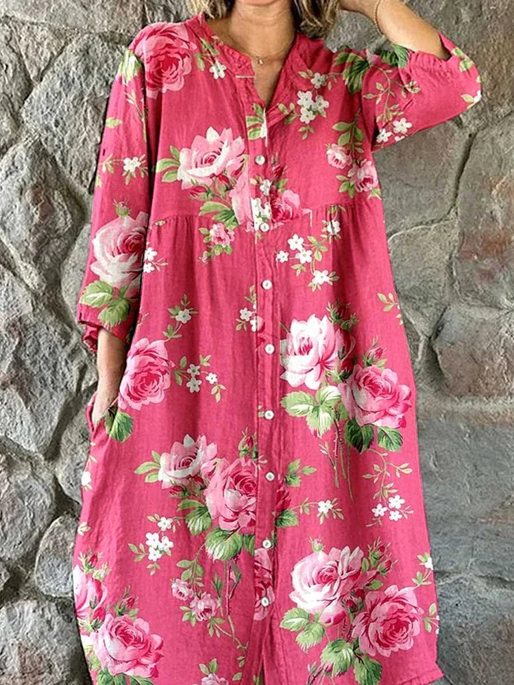 Rosalie | Women's Floral Art Print Dress