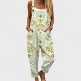 Camille | Printed Overalls Jumpsuit