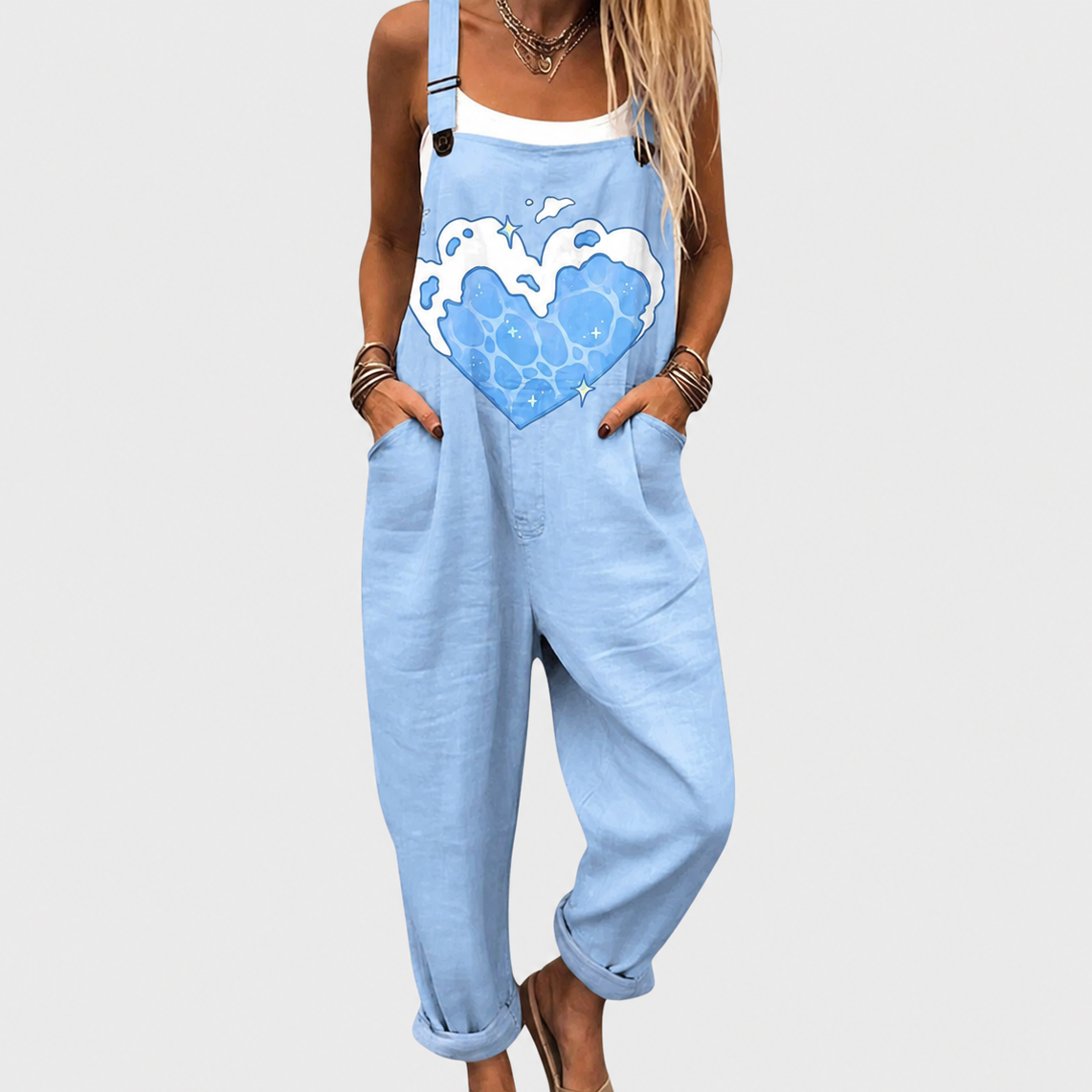 Daphne | Printed Wide-Leg Jumpsuit