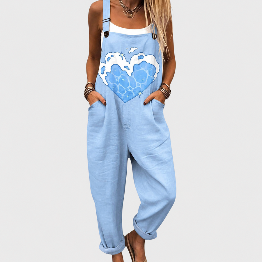 Daphne | Printed Wide-Leg Jumpsuit