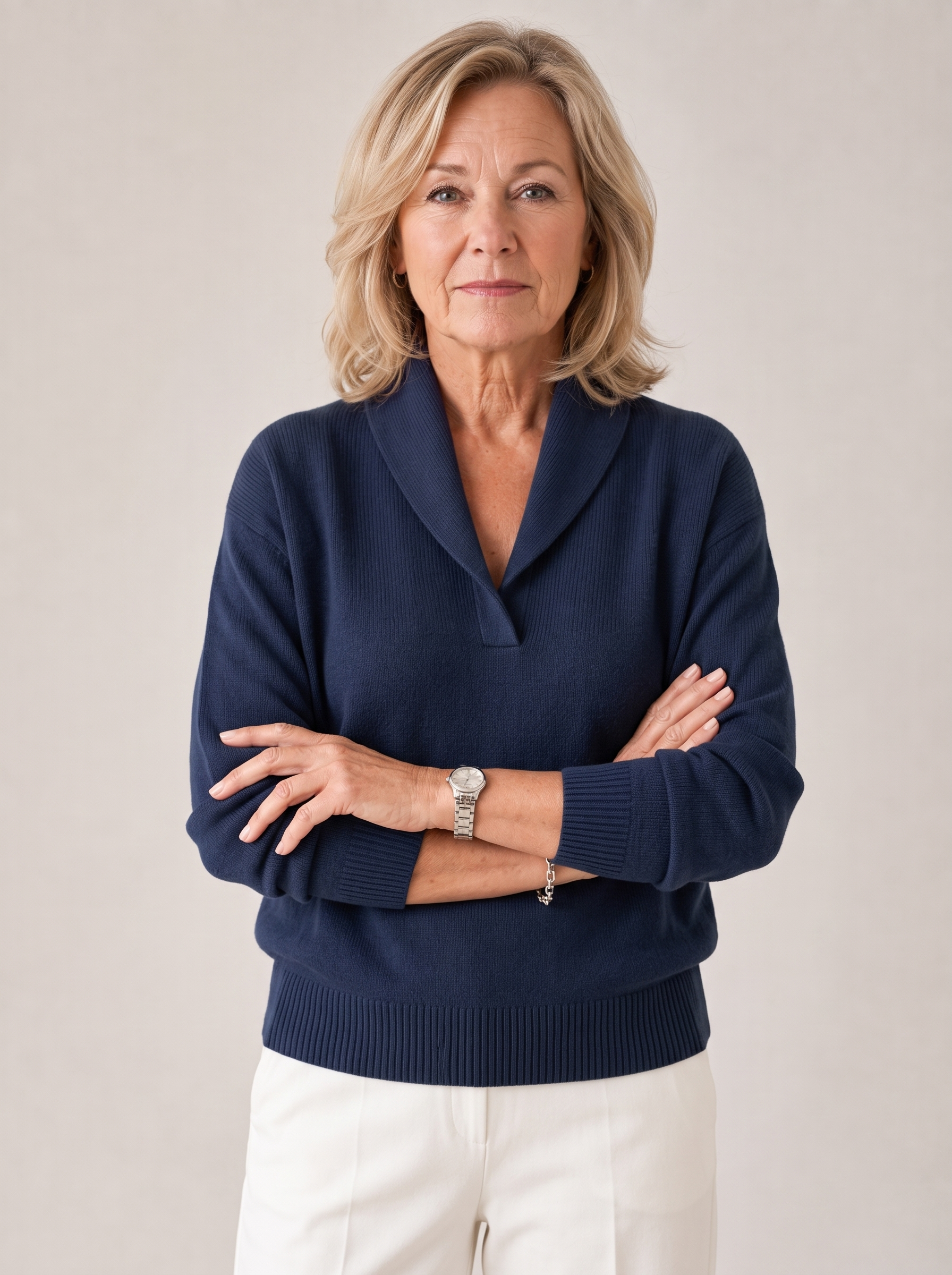 Greta | Women's Shawl Collar Sweater