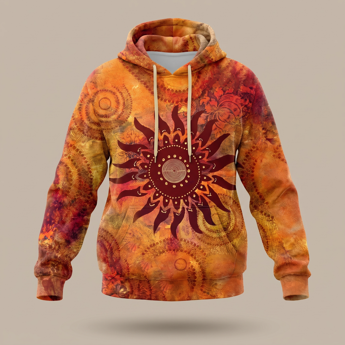Brisenna | Sunburst Graphic Hoodie