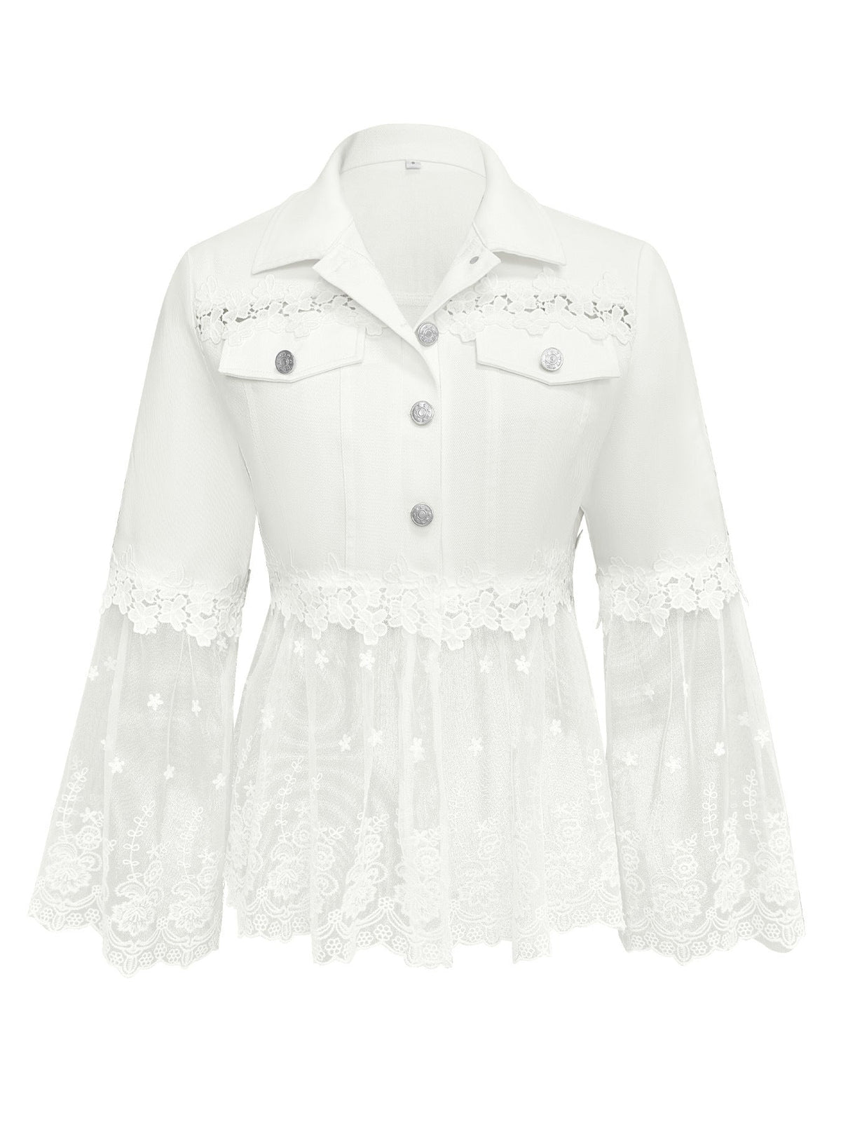 Marielle | Lace-Trim Jacket