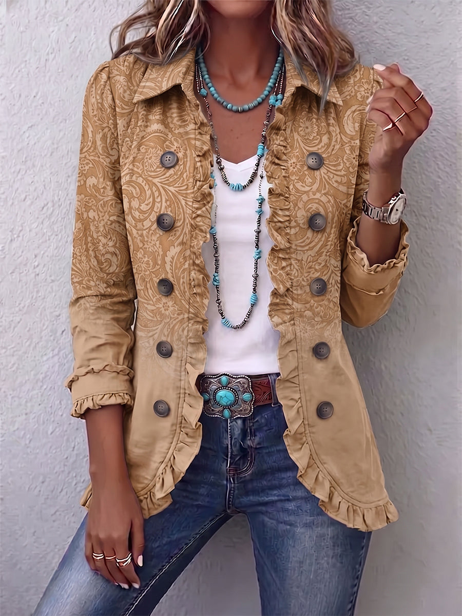Crestelle | Ruffle Trim Jacket