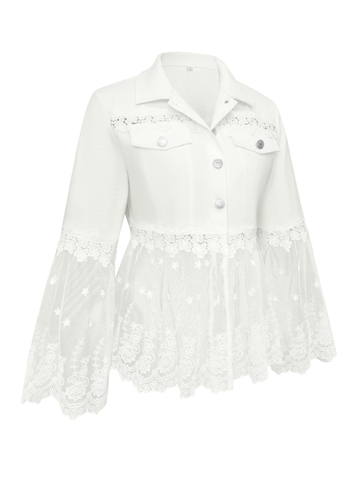 Marielle | Lace-Trim Jacket