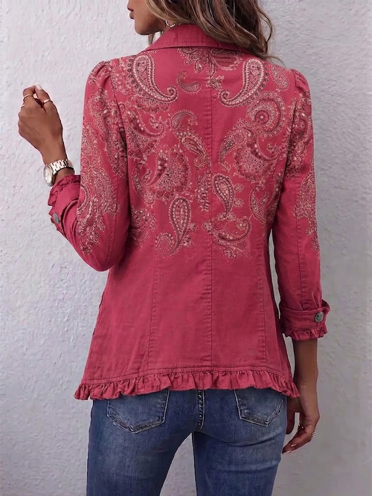 Anouk | Paisley Ruffled Jacket