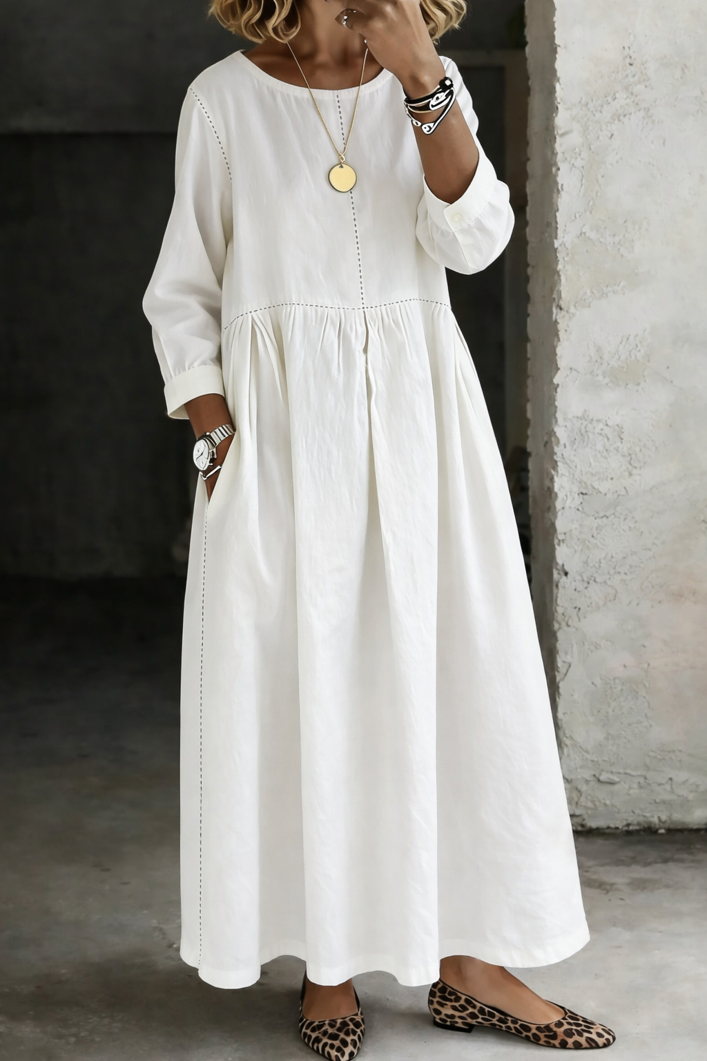 Roberta™ | Denim Maxi Dress